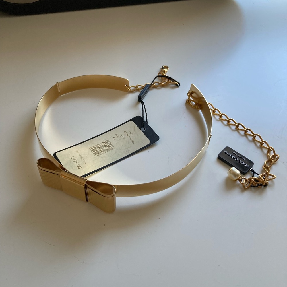 Gold Dolce & Gabbana belt